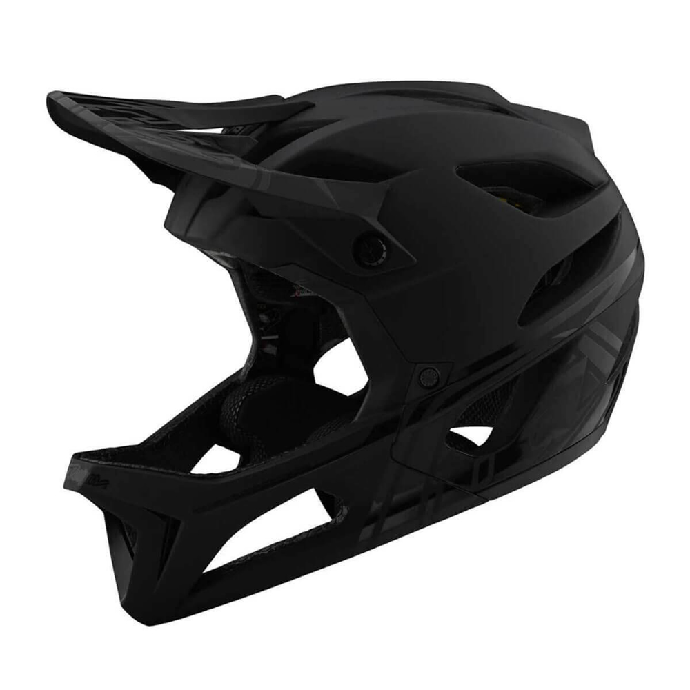 TROY LEE DESIGNS STAGE HELMET STEALTH MIDNIGHT XS/S