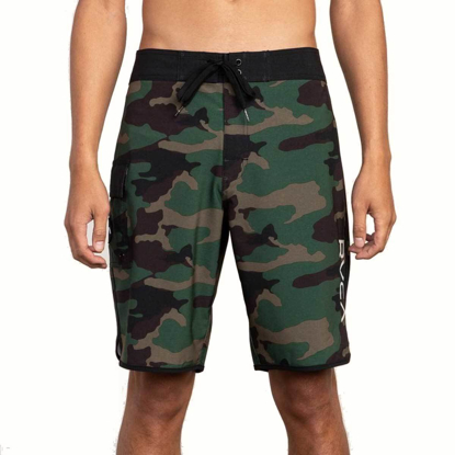 RVCA EASTERN TRUNK 18 GREEN CAMO 32