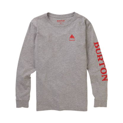 BURTON ELITE L/S KID GRAY HEATHER L