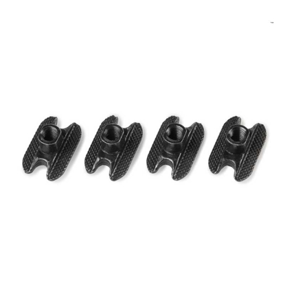 BURTON M6 CHANNEL INSERTS 4PK BLK UNI