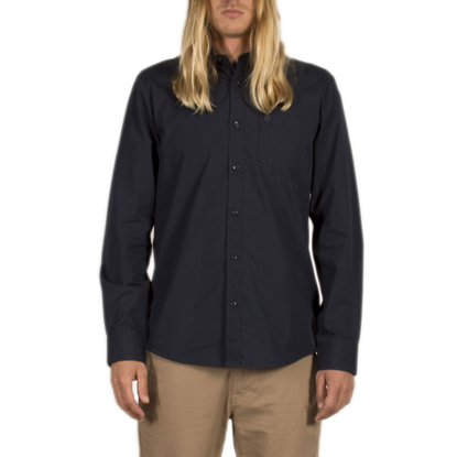 VOLCOM EVERETT SOLID L/S NVY M