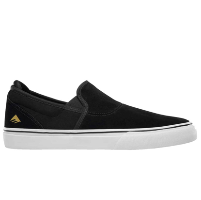 EMERICA WINO G6 SLIP-ON BLK/WHT/GOLD 9,5