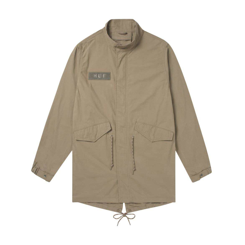 HUF FEELS GOOD FISHTAIL PARKA OLIVE DRAB M