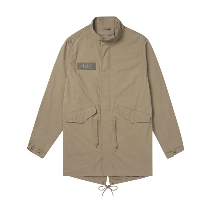 HUF FEELS GOOD FISHTAIL PARKA OLIVE DRAB M