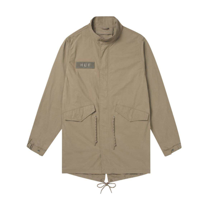 HUF FEELS GOOD FISHTAIL PARKA OLIVE DRAB S