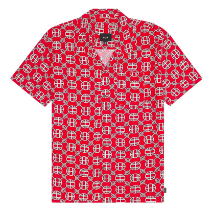 HUF ATELIER RESORT S/S RED L