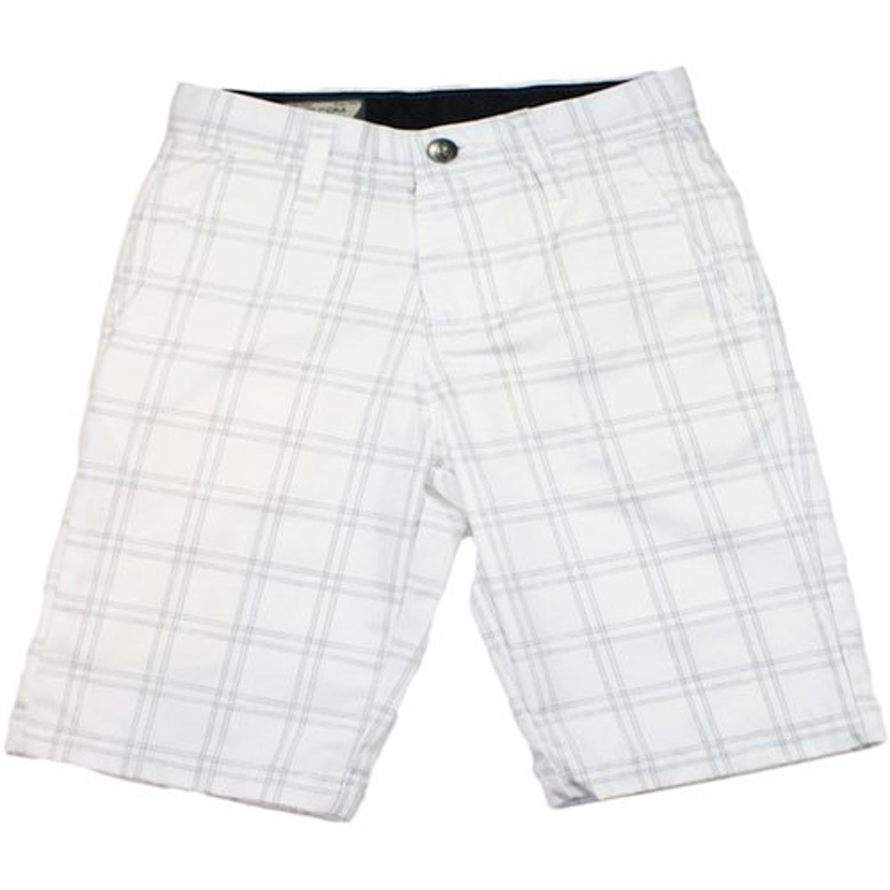 VOLCOM FRICKIN PLAID KID WHT 26