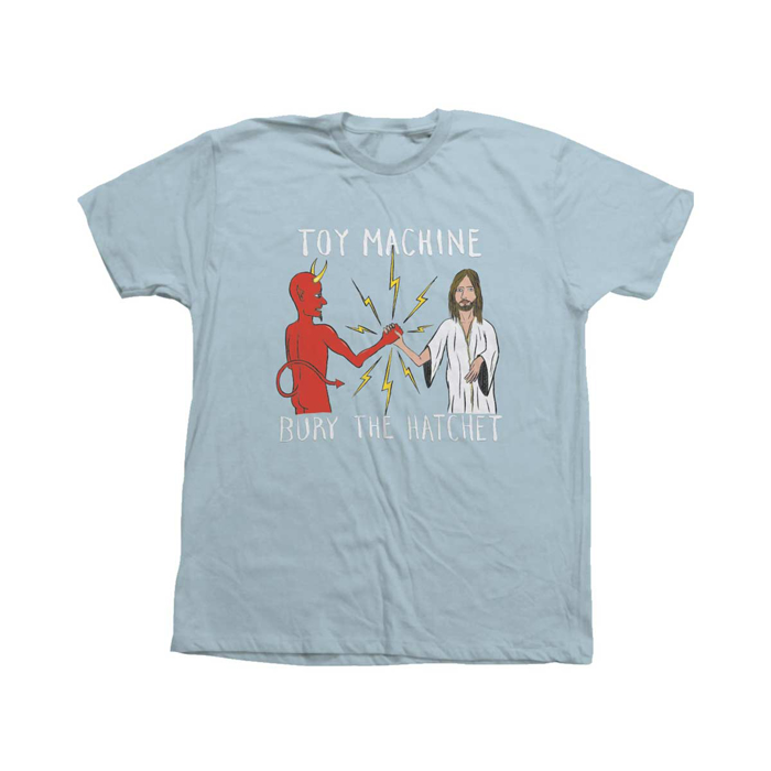 TOY MACHINE BURY THE HATCHET LIGHT BLUE L