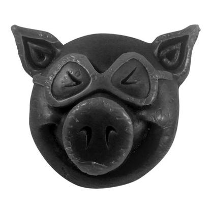 PIG WHEELS PIG HEAD WAX BLK