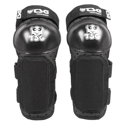 TSG ELBOW KID BLK XS