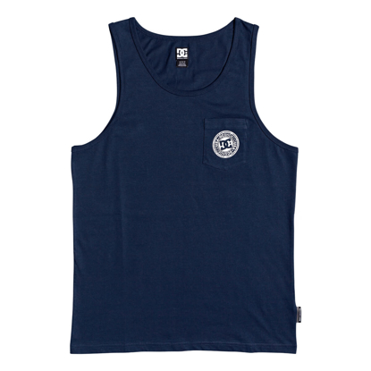 DC POCKET TANK TOP BLK IRIS L