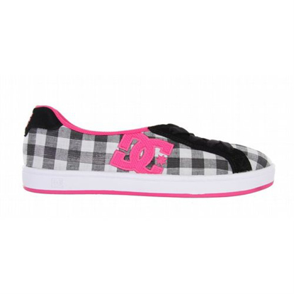 DC COURT SLIM TX W BLK/WHT