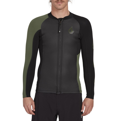 VOLCOM STONE ZIP BLK S