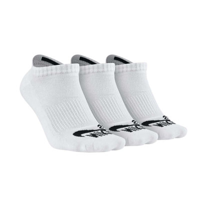 NIKE SB NIKE SB NO-SHOW 3PK WHT/BLK L