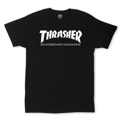 THRASHER MAGAZINE SKATE MAG T-SHIRT BLACK L