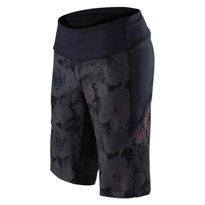 TROY LEE DESIGNS WOMEN'S LUXE SHORT SHELL FLORAL BLACK SM