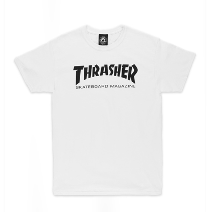 THRASHER MAGAZINE SKATE MAG T-SHIRT WHITE XL