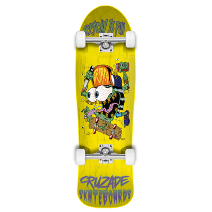 CRUZADE SKATEBOARDS SKETCHY IS FUN 9.0 COMPLETE ASSORTED 9.0