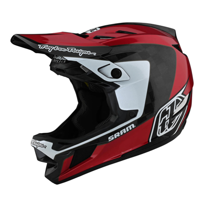 TROY LEE DESIGNS D4 CARBON HELMET CORSA SRAM RED M