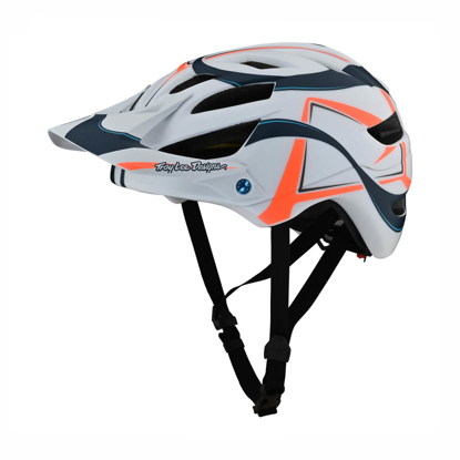 TROY LEE DESIGNS A1 MIPS YOUTH HELMET WELTER WHITE / MARINE OSFA