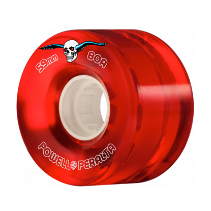 POWELL H8 CLEAR CRUISER 59 80A RED 59MM