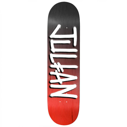 DEATHWISH DAVIDSON GANG NAME BLACK/RED DECK 8.0 BLACK/RED 8.0