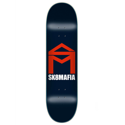SK8MAFIA HOUSE LOGO NAVY 8.3" DECK ASSORTED 8.3"X32"