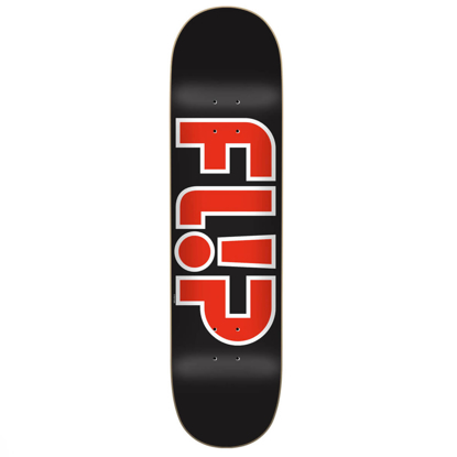 FLIP TEAM OUTLINED BLACK 8.5" DECK ASSORTED 8.5"