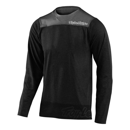 TROY LEE DESIGNS SKYLINE L/S LONDON HEATHER BLK/BLK S