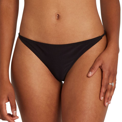 VOLCOM SIMPLY MESH SKIMPY BOTTOM W BLACK XS