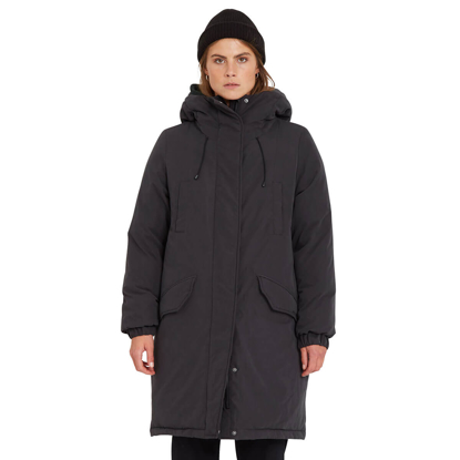 VOLCOM SLEEPI PUFF PARKA W BLACK S