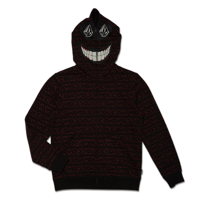 VOLCOM VOLREPEATER FULL ZIP HOODIE KID BLACK M