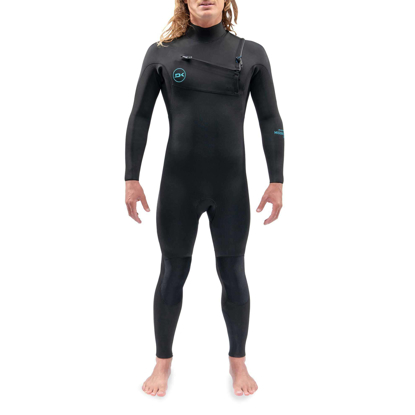 DAKINE MISSION CHEST ZIP FULL SUIT 4/3MM BLACK L