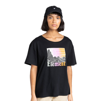 ELEMENT ZORANO T-SHIRT W FLINT BLACK S