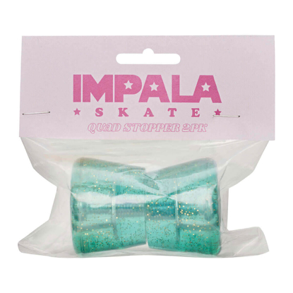 IMPALA 2PK STOPPER WITH BOLTS HOLOGRAPHIC GLITTER UNI