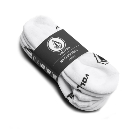 VOLCOM STONES NSHW SOCK 3PK WHITE 3P
