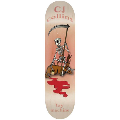 TOY MACHINE COLLINS REAPER DECK 8.25" 8.25"