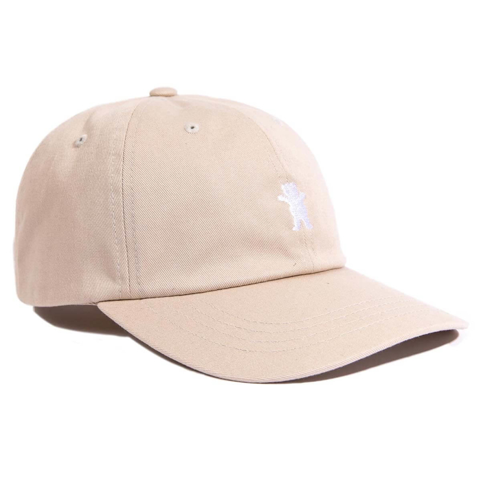GRIZZLY GRIPTAPE OG BEAR DAD HAT STONE/WHITE UNI