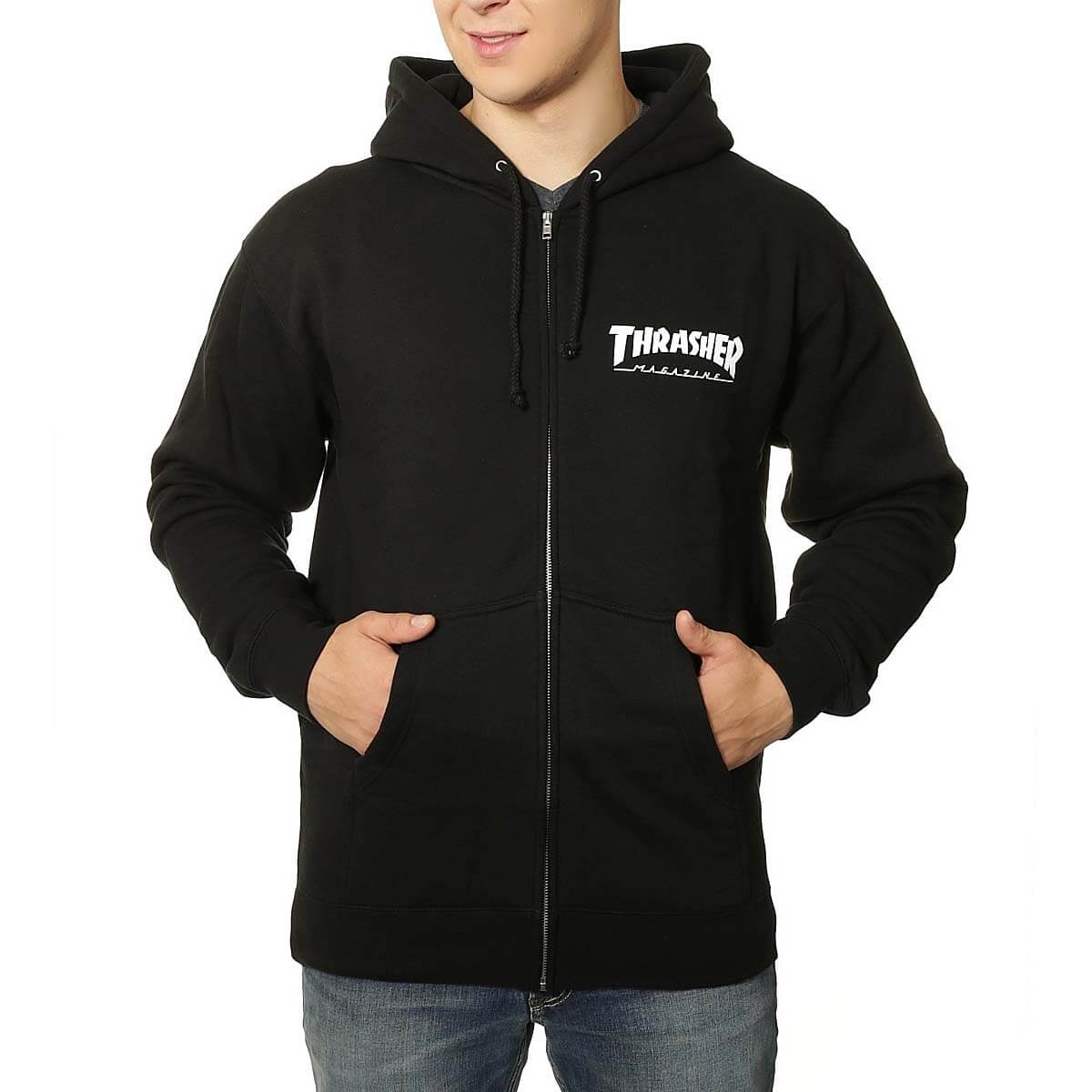 Thrasher zip hoodie 2025
