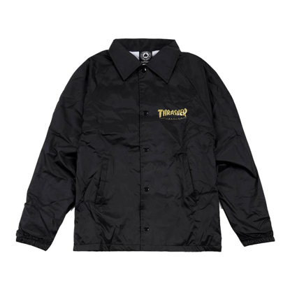 THRASHER MAGAZINE PENTAGRAM COACH JACKET BLACK M