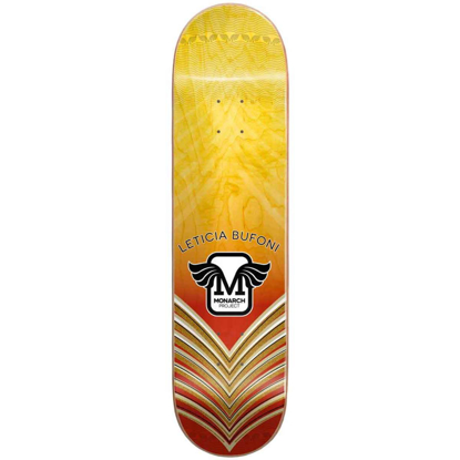 MONARCH PROJECT LETICIA HORUS GRADIENT R7 8.0" DECK LETICIA/ORANGE 8.0"