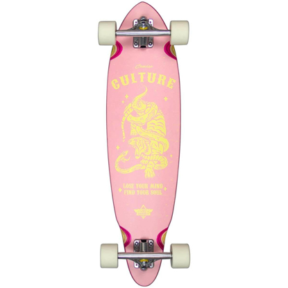 DUSTERS CULTURE LONGBOARD 33" PINK/YELLOW 33"