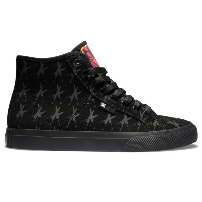 DC ANDY WARHOL X DC SHOES MANUAL HI BLACK/BLACK 46