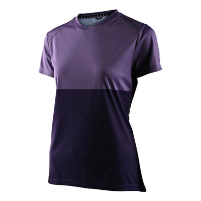 TROY LEE DESIGNS WMNS LILIUM SS JERSEY BLOCK ORCHID / PURPLE XS