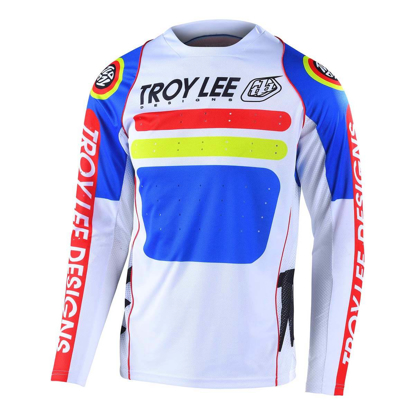 TROY LEE DESIGNS SPRINT JERSEY DROP IN WHITE M