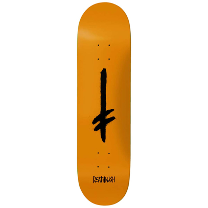 DEATHWISH CREDO ORANGE BLACK DIP 8.5" DECK 8.5"