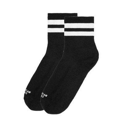 AMERICAN SOCKS BACK IN BLACK ANKLE BLACK/WHITE UNI