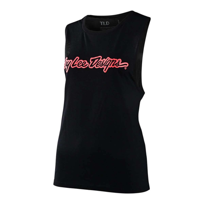 TROY LEE DESIGNS WOMENS SIGNATURE TANK TOP BLACK S