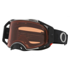 OAKLEY AIRBRAKE MX TUFF BLOCKS BLACK GUNMETAL W/PRIZM MX BRONZE UNI