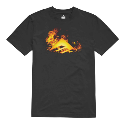 EMERICA TRIANGLE BLAZE T-SHIRT BLACK XL